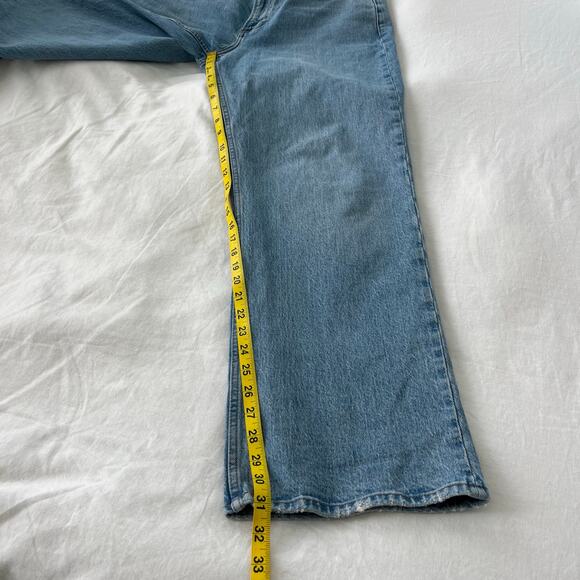 Abercrombie & Fitch The Baggy Low Rise Denim Jeans Size 28 / 6 Curve Love - Picture 9 of 13
